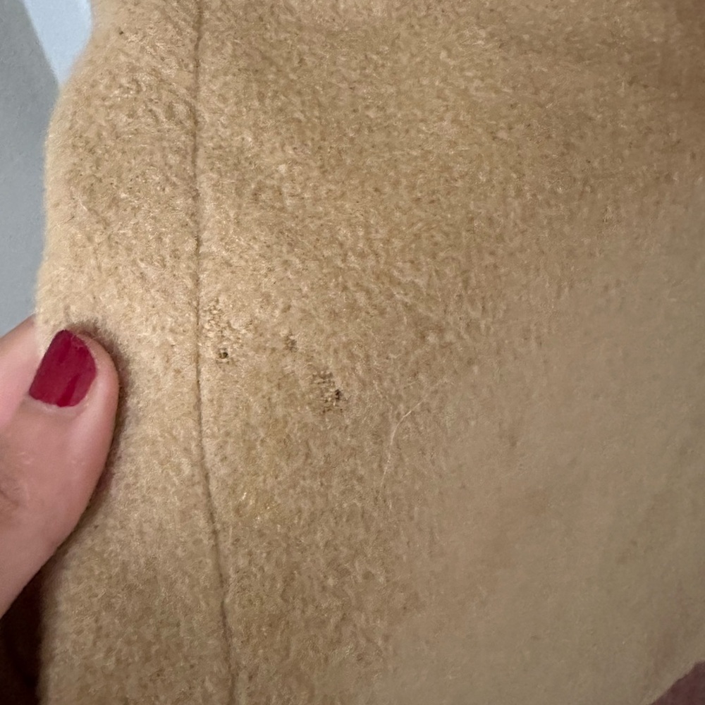 Vintage 90s Camel Hair Wool Tan Coat - Picture 7 of 14